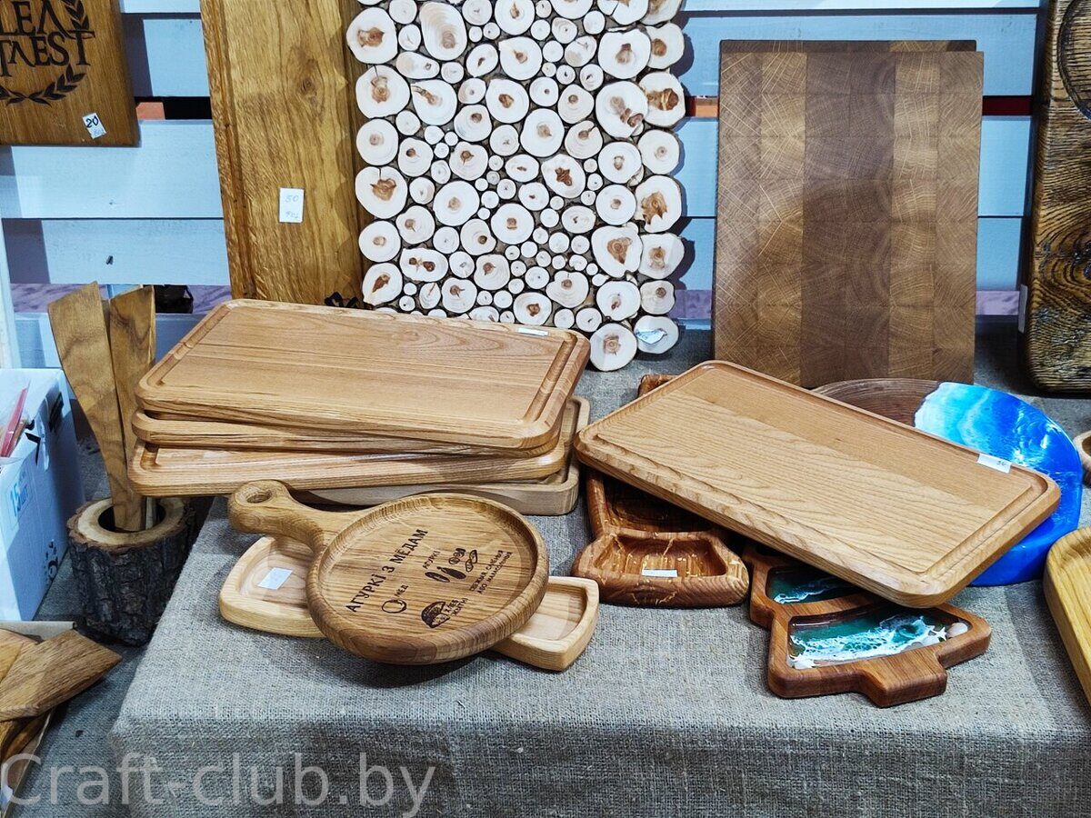 разделочные доски ручной работы деревянные